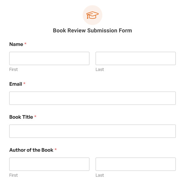 Book Review Submission Form Template