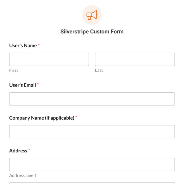 Silverstripe Custom Form Template