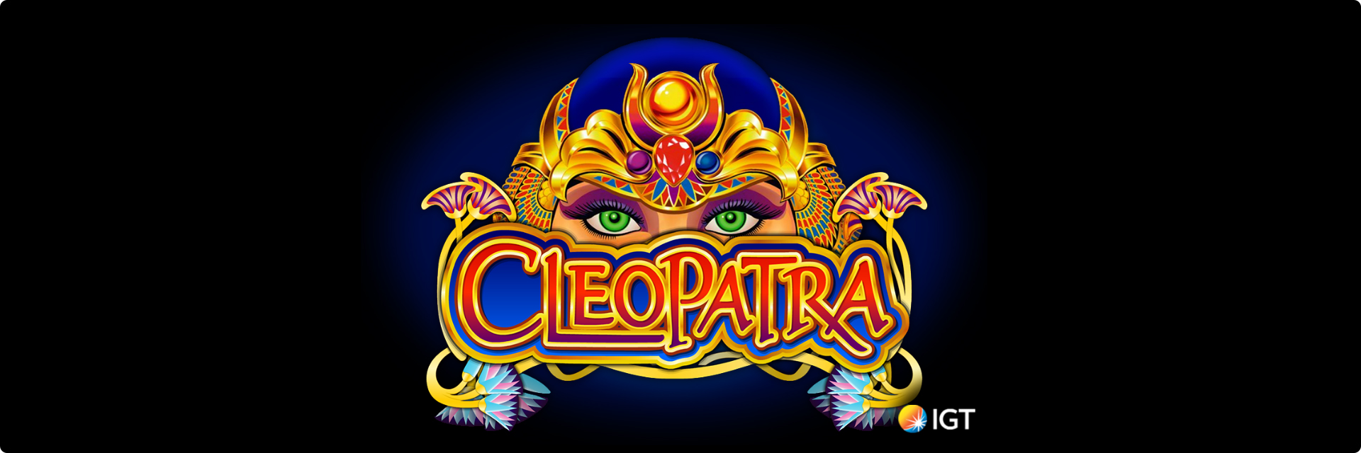 Cleopatra online slot logo. 