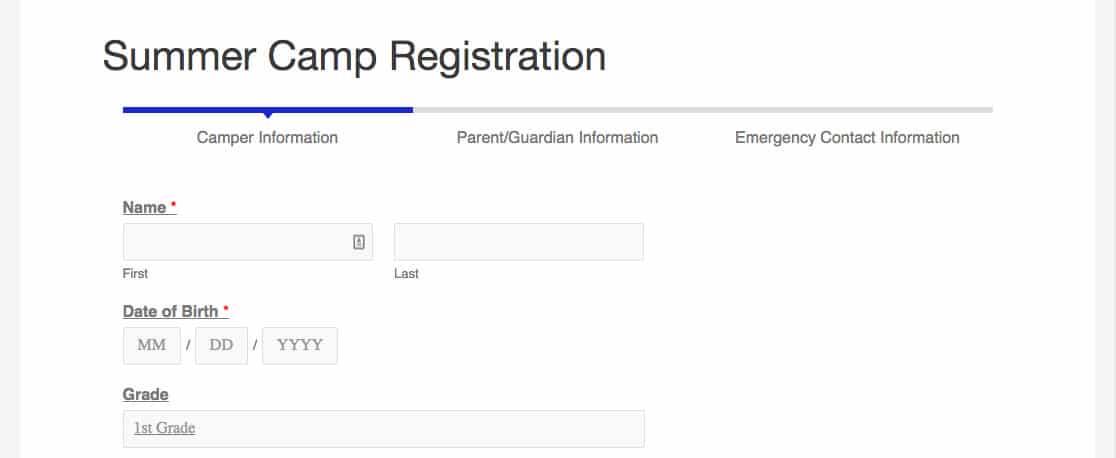 Connector style for WPForms' progress bar