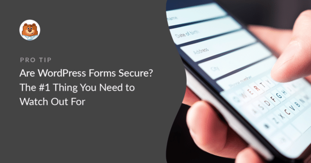 Are WordPress forms secure?