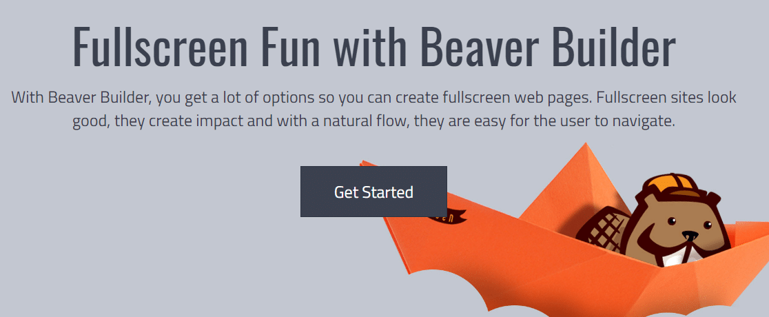 beaver builder landing pages