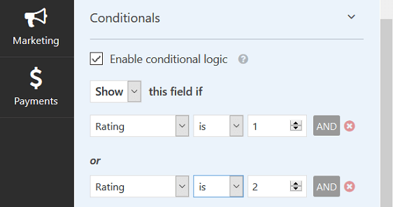 Conditional Logic Example