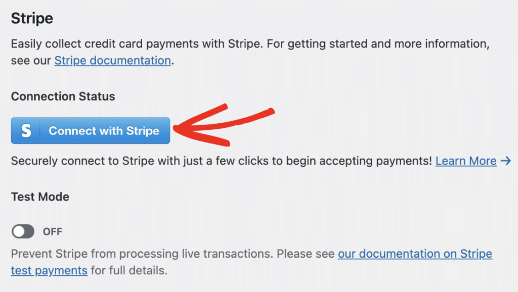 connect with stripe