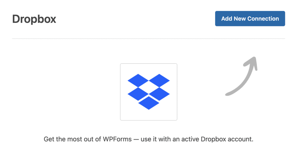 Connect WPForms with Dropbox