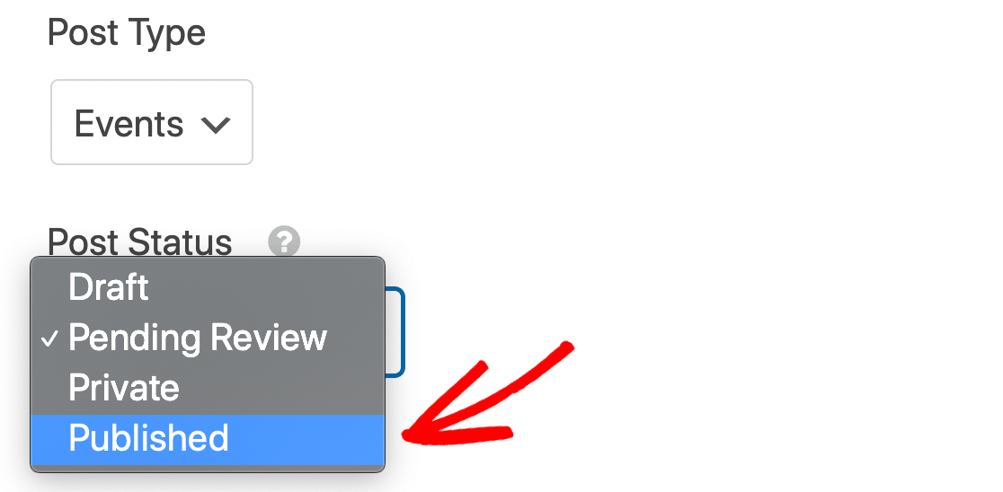 Publish events without review in WordPress with The Events Calendar 