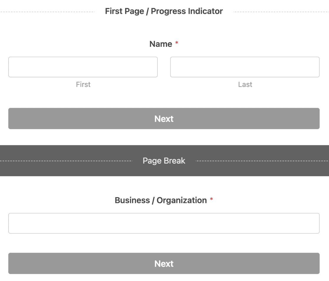 Lead Form preview