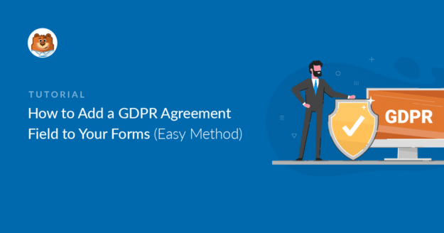 Add a GDPR agreement field