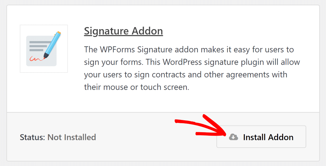 Install the Signature addon