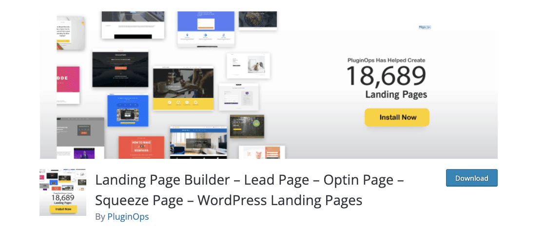 Landing Page Builder by PluginOps