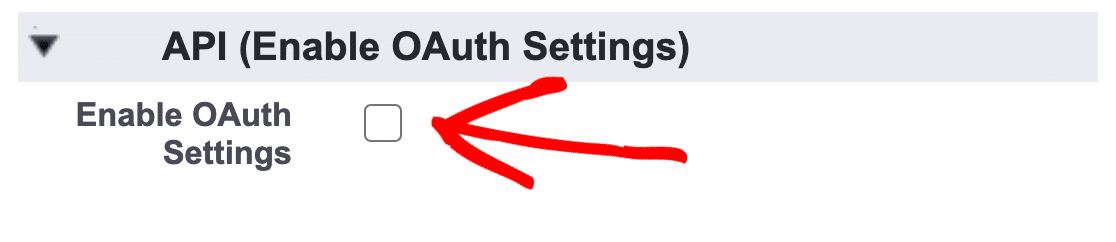 Enable OAuth for WordPress Salesforce integration