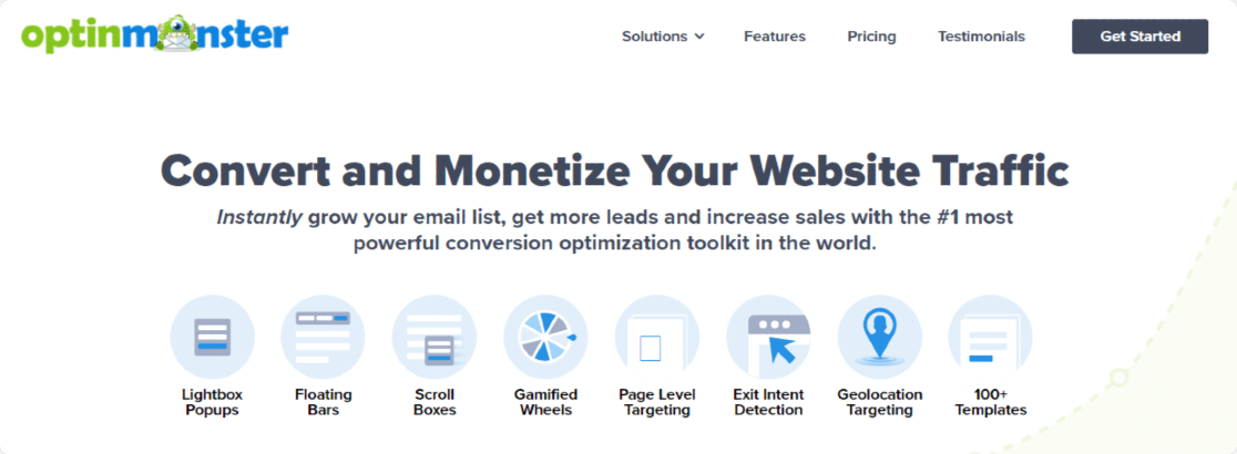 OptinMonster - best wordpress email subscription plugin