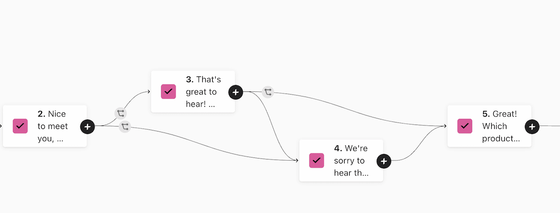 Setting up conditional logic in Typeform